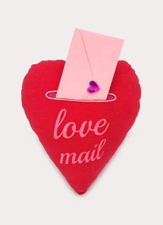 Love mail poduszka mini