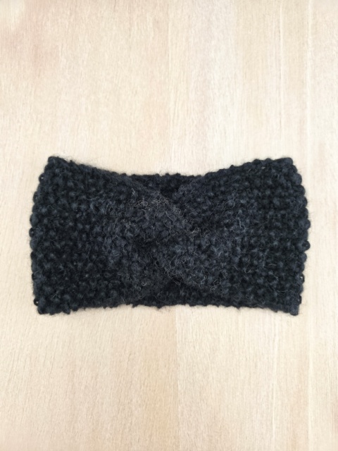 Opaska damska light - czarna