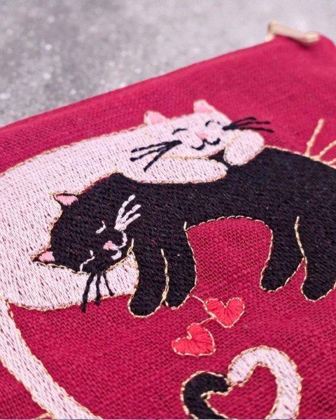 Portmonetka walentynkowe koty