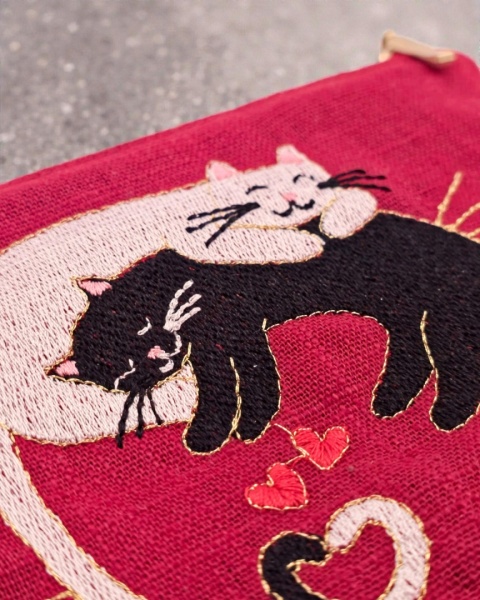 Portmonetka walentynkowe koty