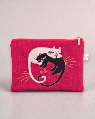 Portmonetka walentynkowe koty