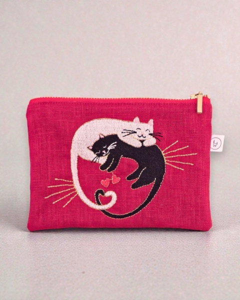 Portmonetka walentynkowe koty