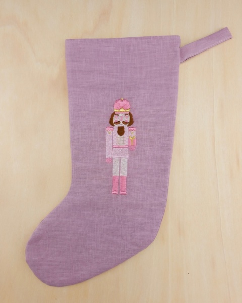 Skarpeta świąteczna - dziadek do orzechów