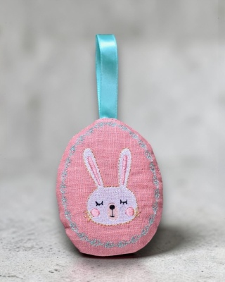 Zawieszka jajko - królik