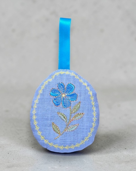 Zawieszka jajko - kwiat